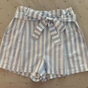 Naked Zebra High-waisted shorts